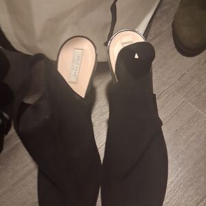 Cole Haan Women's Black Suede Mules